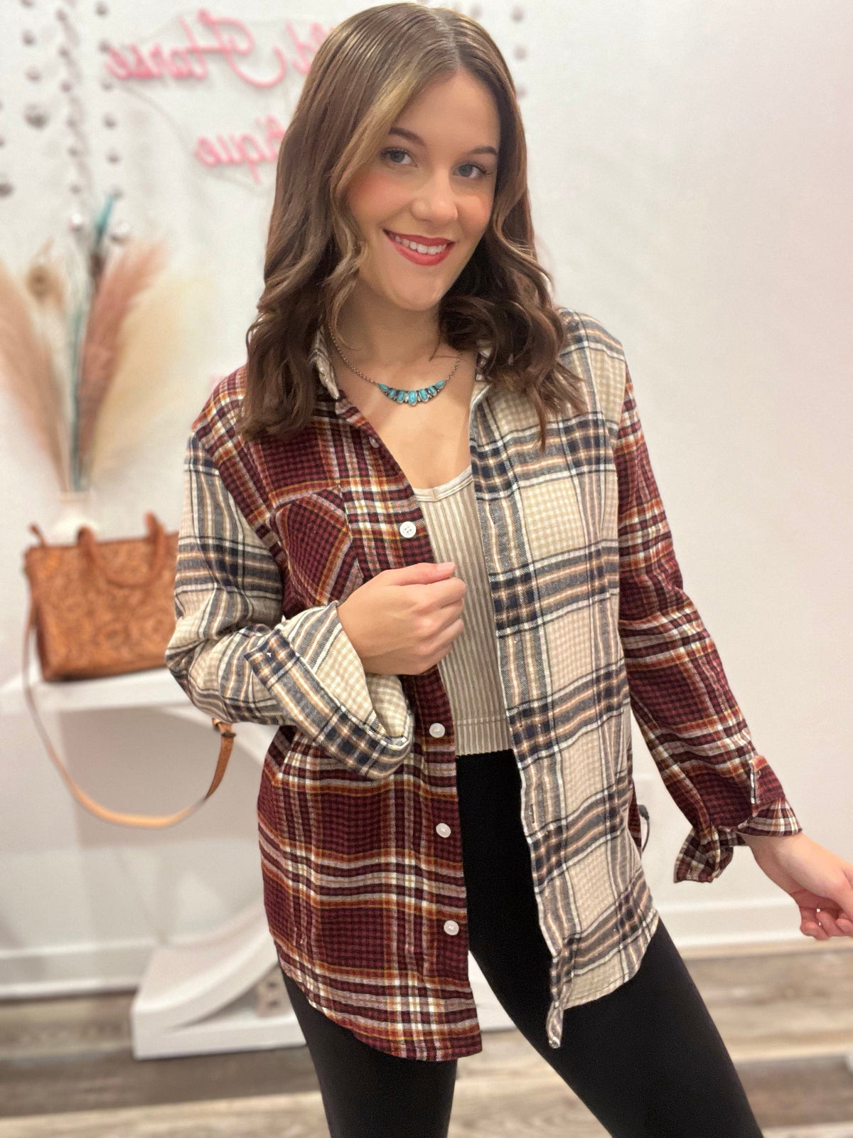 Wild Horse Boutique Shirts & Tops The Kinsley Flannel