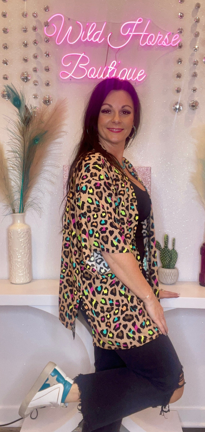 Wild Horse Boutique Shirts & Tops The Leopard Kimono