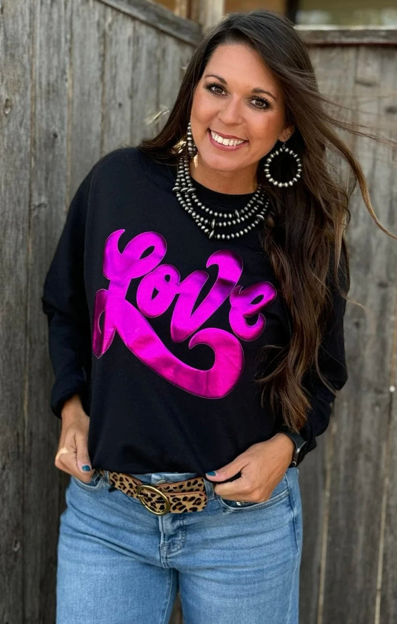 Wild Horse Boutique Shirts & Tops The Love Sweatshirt