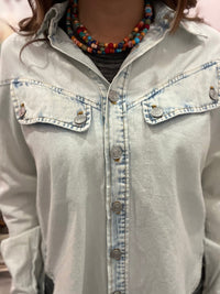 Wild Horse Boutique Shirts & Tops The Maggie Button Down Top