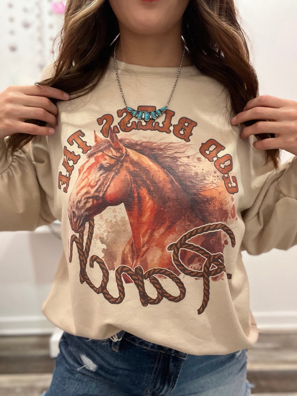 Wild Horse Boutique Shirts & Tops The Ranch Sweatshirt