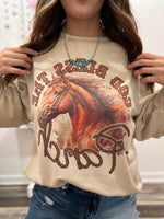 Wild Horse Boutique Shirts & Tops The Ranch Sweatshirt