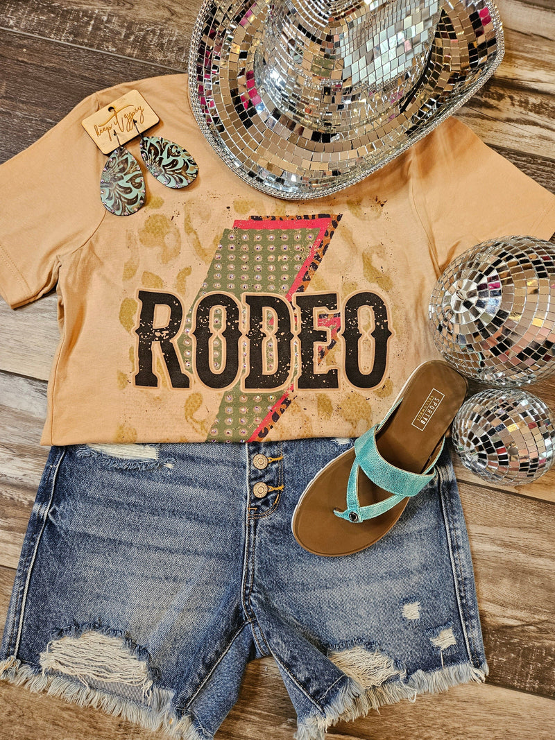 Wild Horse Boutique Shirts & Tops The Rodeo Bolt Tee