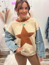 Wild Horse Boutique Shirts & Tops The Star Sweater