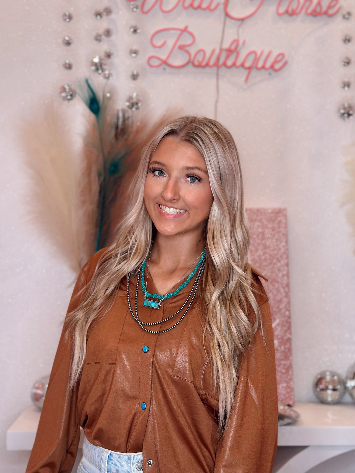 Wild Horse Boutique Shirts & Tops The Suede Blouse