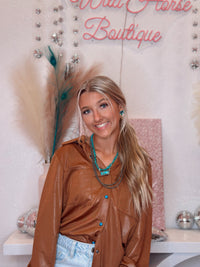 Wild Horse Boutique Shirts & Tops The Suede Blouse