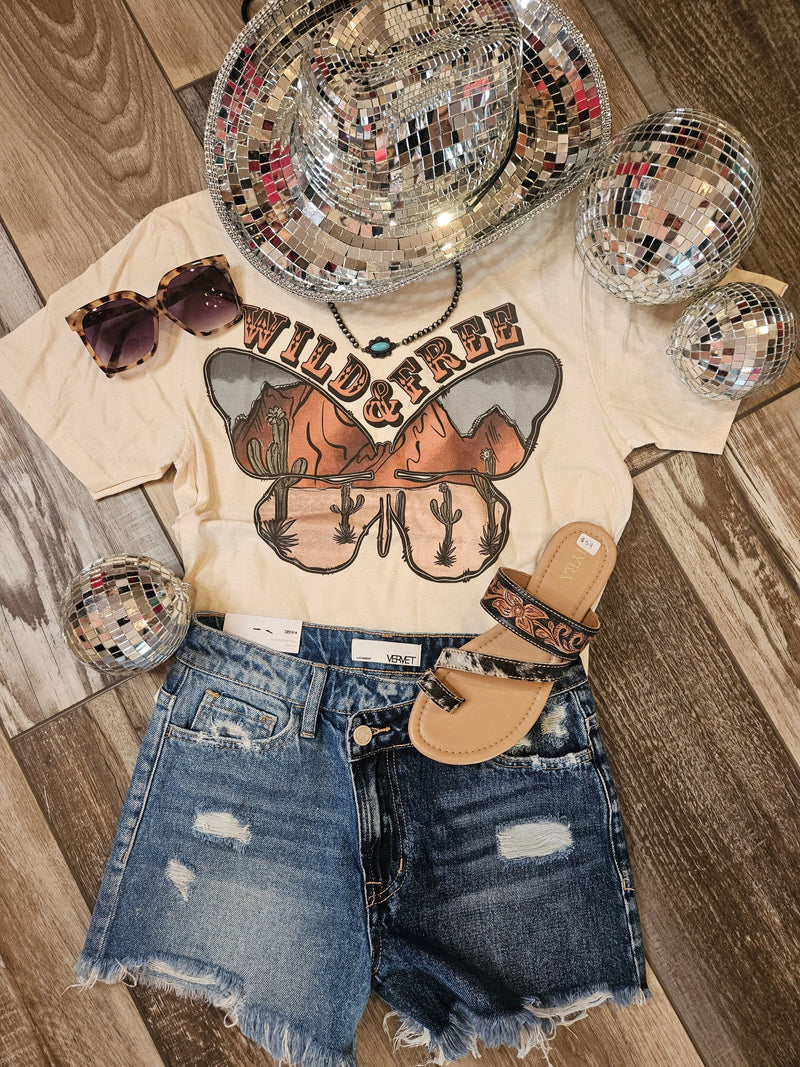 Wild Horse Boutique Shirts & Tops The Wild and Free Tee