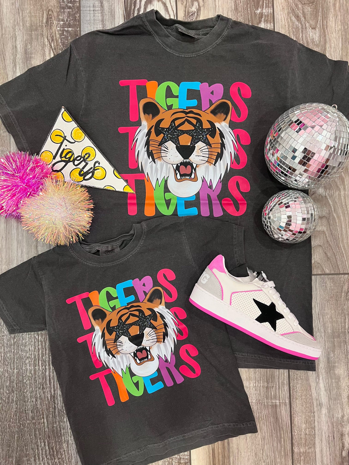 Wild Horse Boutique Shirts & Tops The Youth Neon Tigers Tee