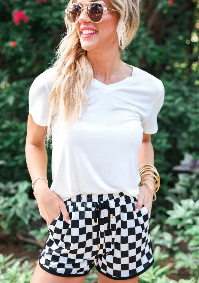 Wild Horse Boutique Shorts The Checkered Shorts