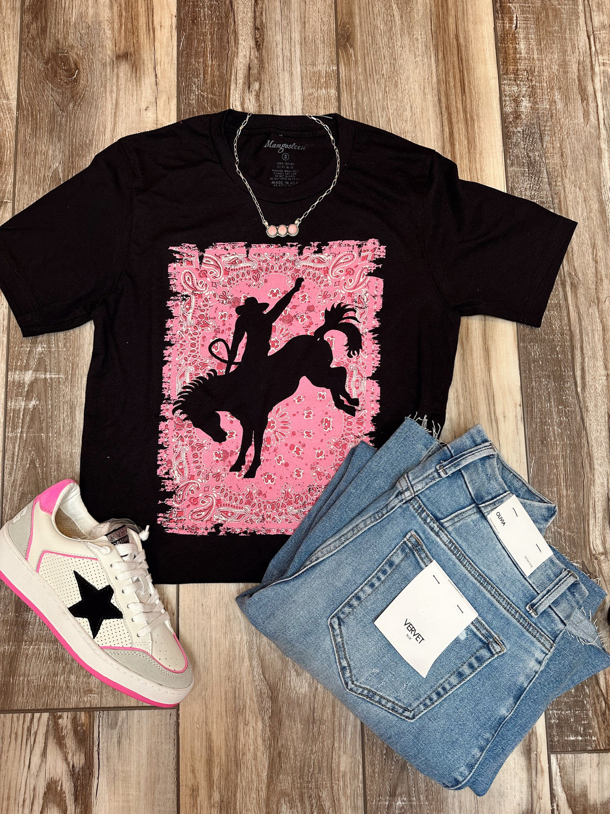 Wild Horse Boutique The Bandanna Bronco Tee