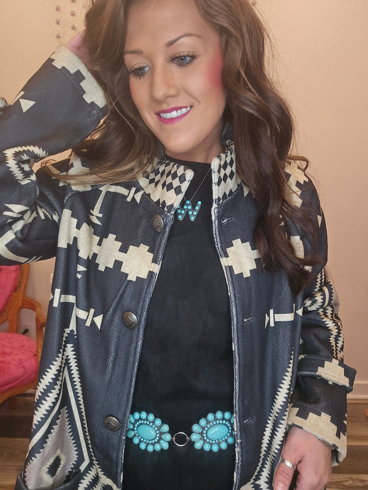 Wild Horse Boutique The Montana Aztec Coat