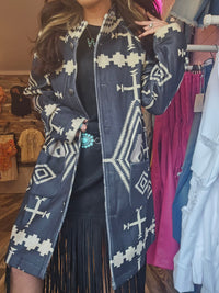 Wild Horse Boutique The Montana Aztec Coat