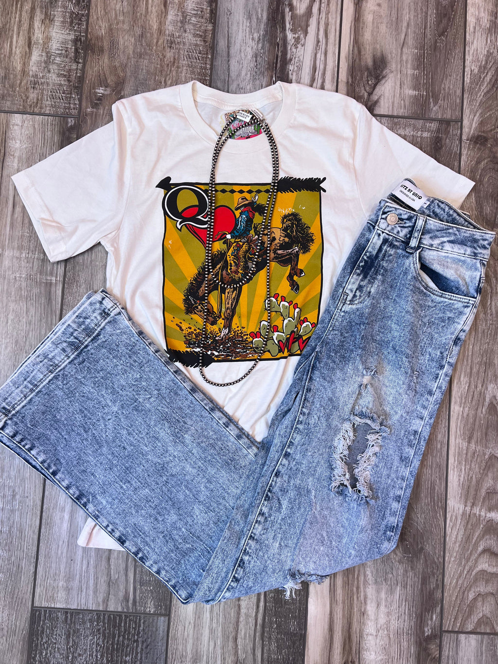 Wild Horse Boutique Clothing The Queen Of Rodeo Tee
