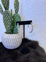 Wild Horse Boutique Earrings The Genuine Turquoise Jacie Hoops