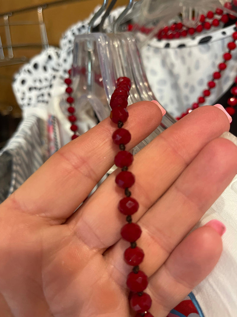 Wild Horse Boutique Jewelry Cranberry Beaded Necklaces