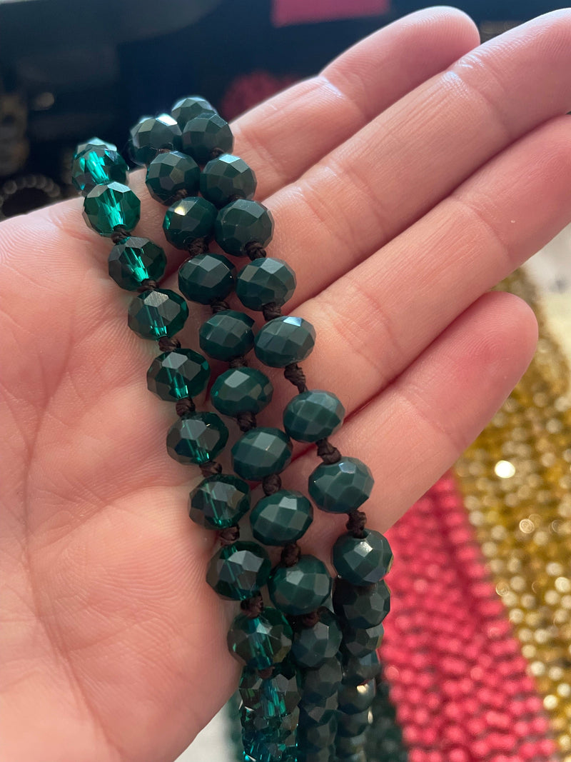 Wild Horse Boutique Jewelry Dark green Beaded Necklaces