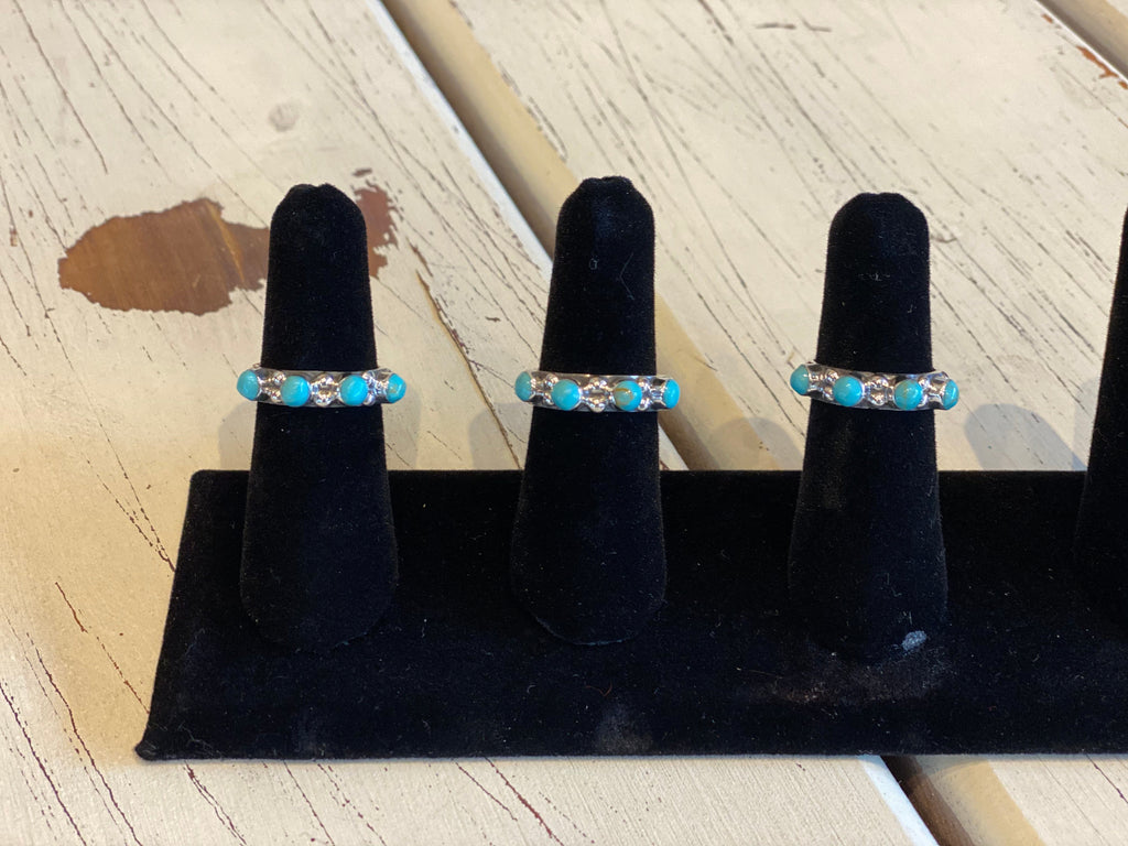 Wild Horse Boutique Jewelry Genuine Turquoise Stacker Ring