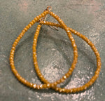Wild Horse Boutique Jewelry GOLD Beaded Hoop Earrings