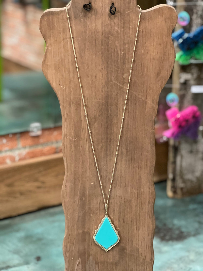 Wild Horse Boutique Jewelry Inspired Long Pendant Necklace