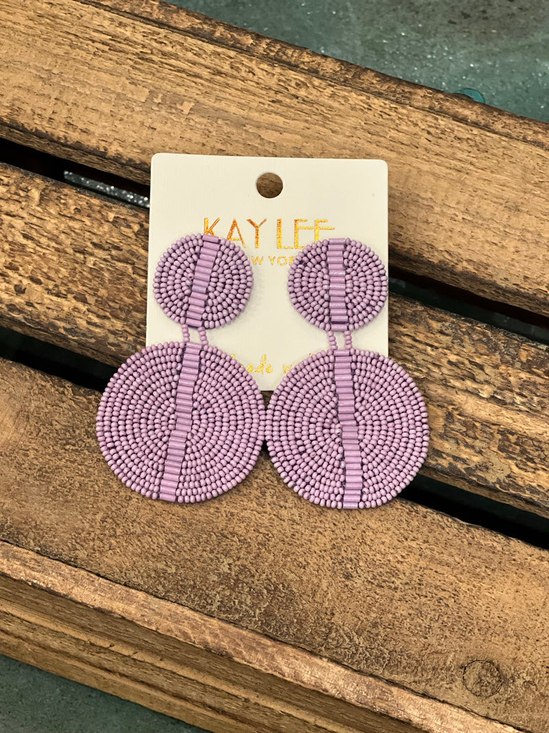 Wild Horse Boutique Jewelry Purple The Key West Earrings