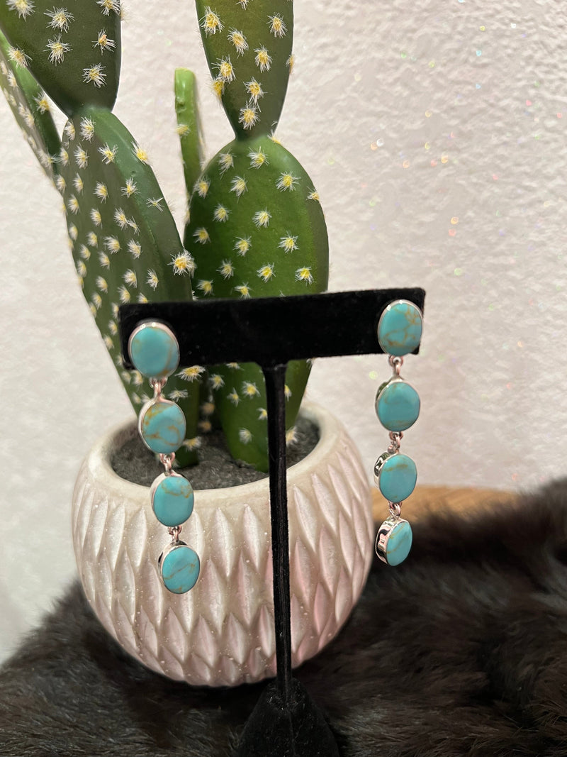 Wild Horse Boutique Jewelry The Wanda Genuine Turquoise Earrings