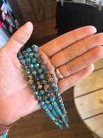 Wild Horse Boutique Jewelry Turquoise/Leopard Beaded Necklaces