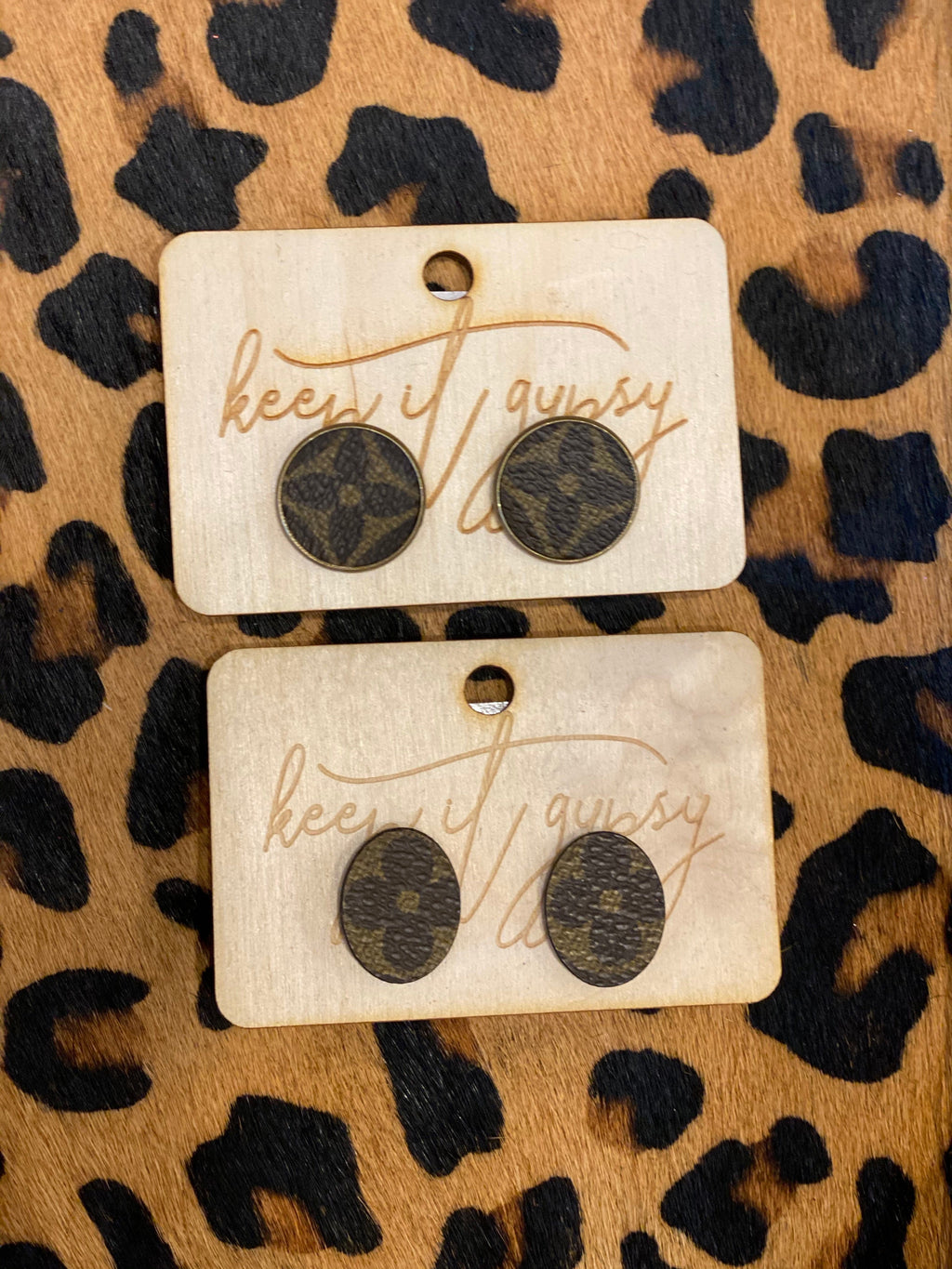 Wild Horse Boutique Jewelry Upcycled Stud Earrings