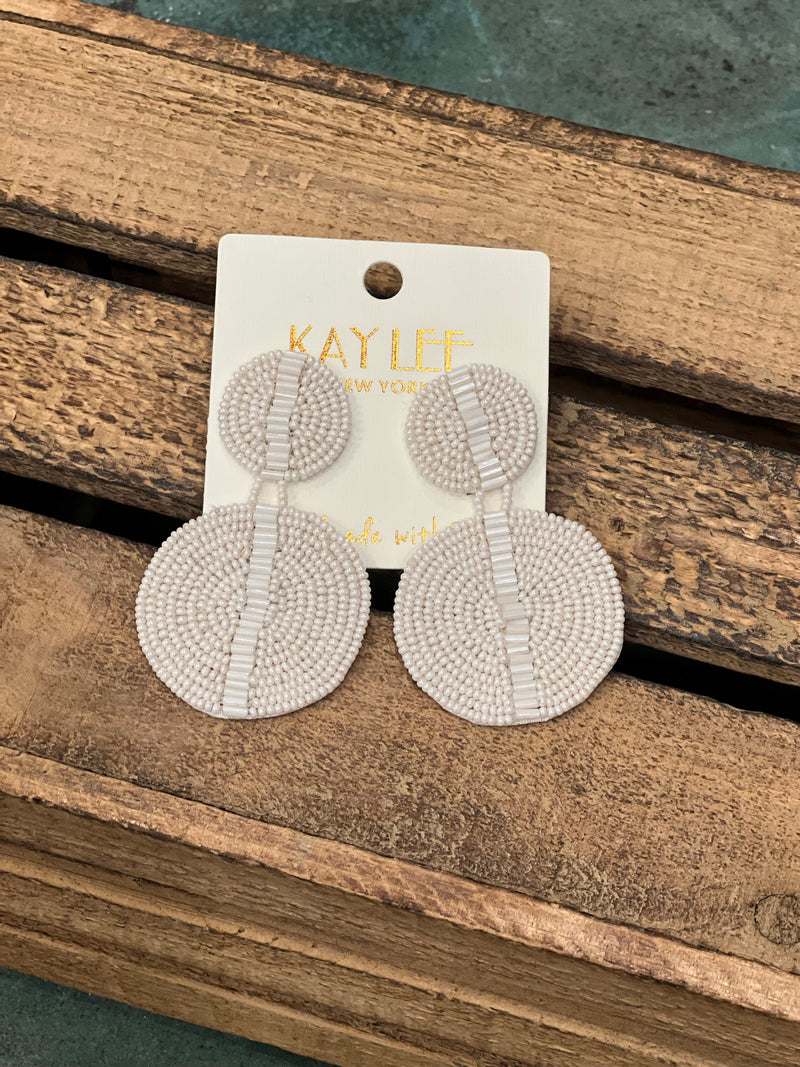 Wild Horse Boutique Jewelry White The Key West Earrings