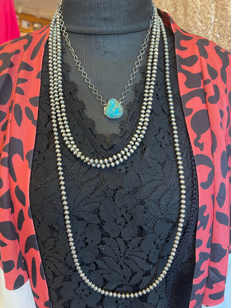 Wild Horse Boutique necklace 24 inch Navajo pearls