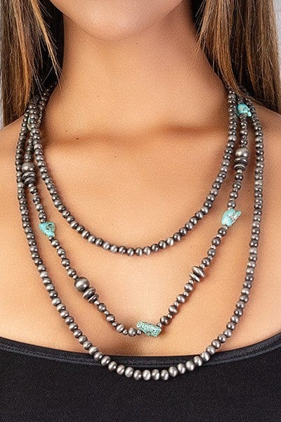 Wild Horse Boutique Turquoise/Silver The Maybelle Necklace